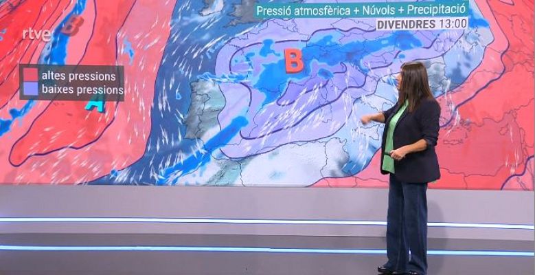 El temps - Dimecres rúfol. Dijous i divendres plou. Cap de setmana fred