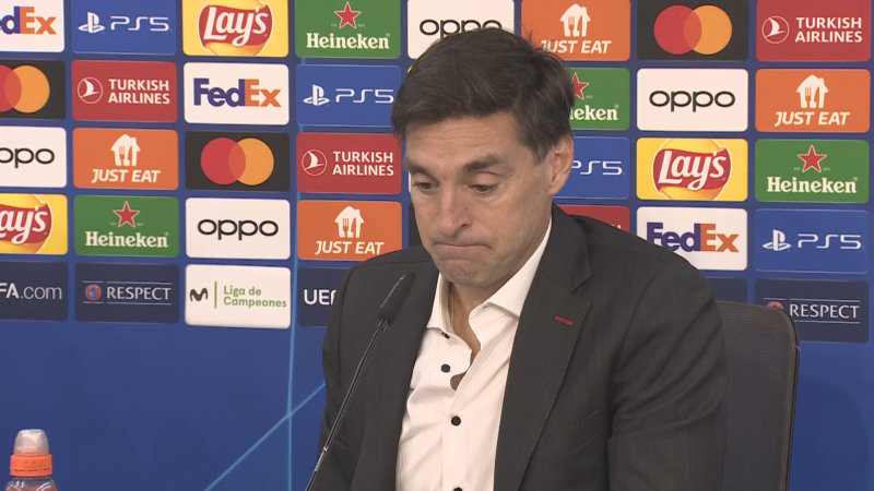 Diego Alonso tras la derrota del Sevilla: "Yo soy el responsable de lo ocurrido hoy"