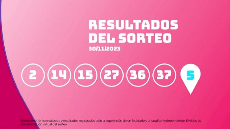 Sorteo de la Lotería EuroDreams del 30/11/2023 - Ver ahora