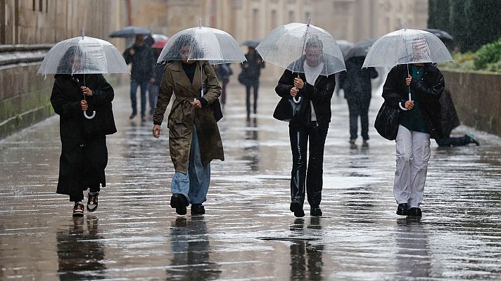 El tiempo - Lluvias generalizadas y bajada de temperaturas en casi toda España