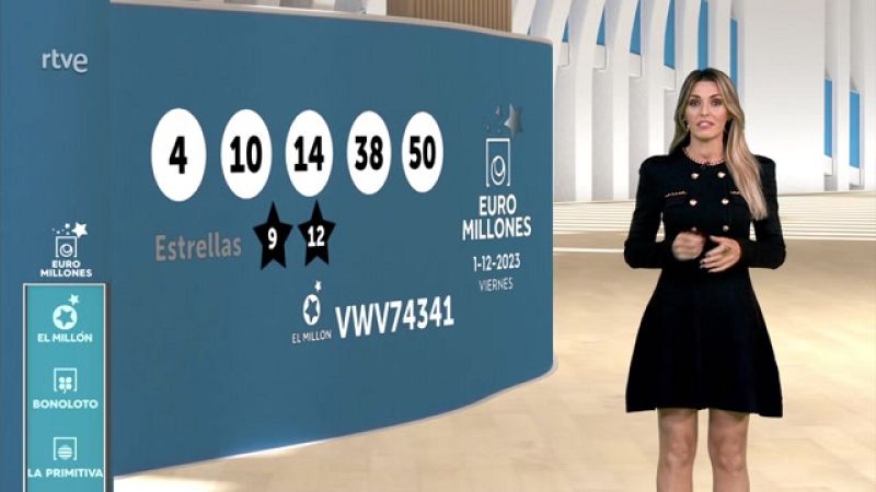 Sorteo de la Bonoloto y Euromillones del 01/12/2023