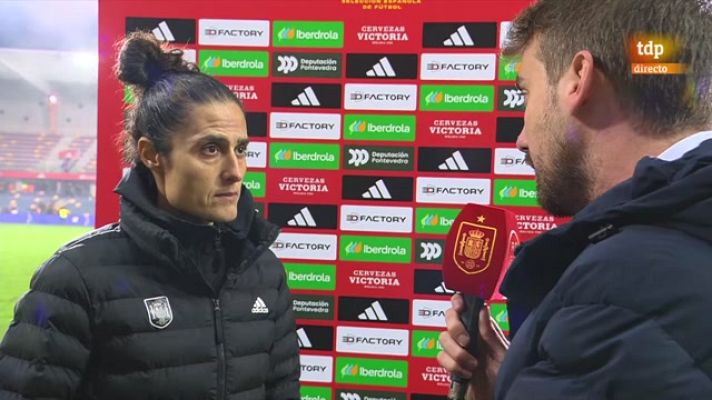 Fútbol - Montse Tomé: ''Empezamos con 10 porque Aitana avisa tarde de que no está disponible''