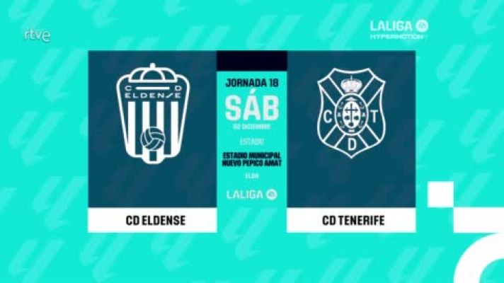 Resúmenes de LaLiga - Eldense - Tenerife:  resumen del partido de la 18ª jornada