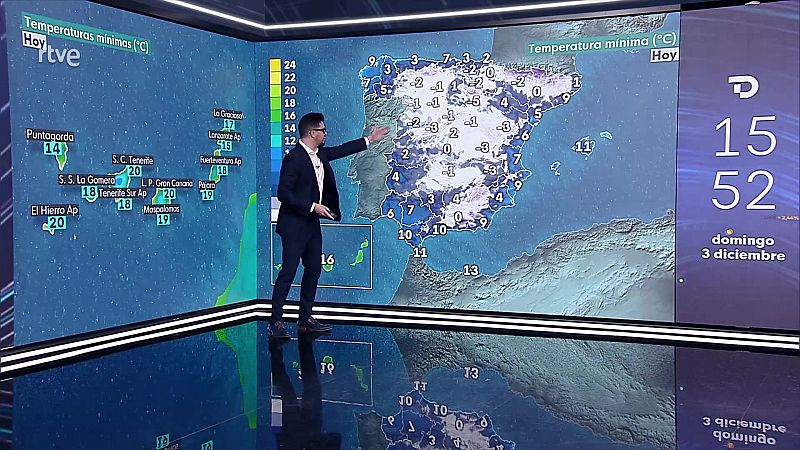 Precipitaciones localmente fuertes en el oeste de Galicia - ver ahora