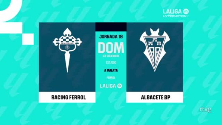 Resúmenes de LaLiga - Racing de Ferrol - Albacete: resumen del partido