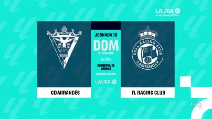 Resúmenes de LaLiga - Mirandés - Racing de Santander: resumen del partido