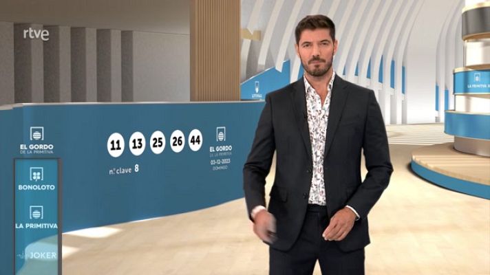 Loterías - Sorteo de la Bonoloto y El Gordo de la Primitiva del 03/12/2023