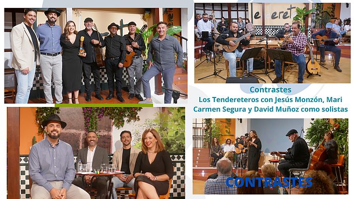 Tenderete - Tenderete - 03/12/2023  con Contrastes y Tendereteros con los solistas, Mari Carmen Segura, David Muñoz y Jesús Monzón.