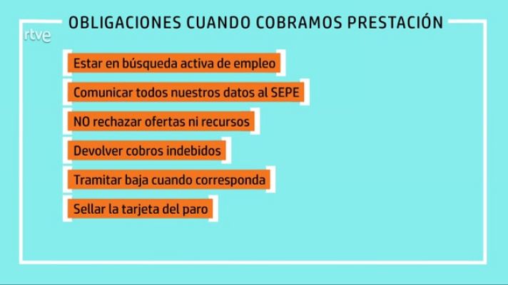 Aquí hay trabajo - Tus obligaciones cuando cobras el paro