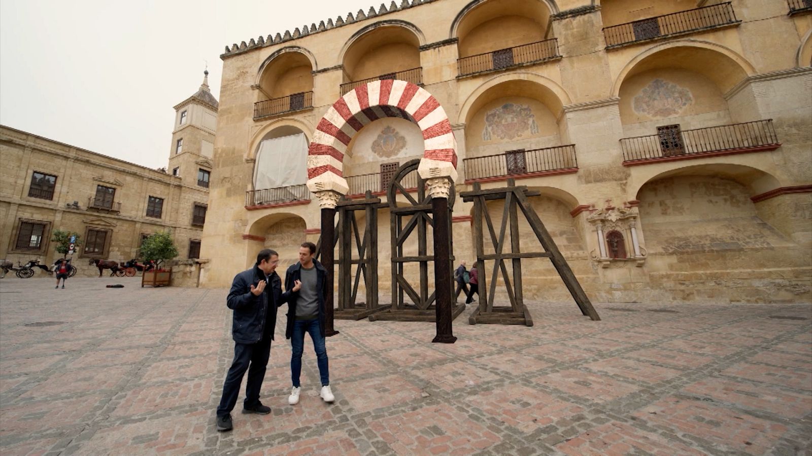 Así se sostienen los arcos de la Mezquita de Córdoba