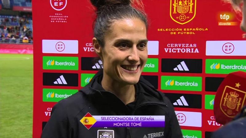 Montse Tomé valora en RTVE la capacidad de las jugadoras de "cambiar el plan" ante Suecia