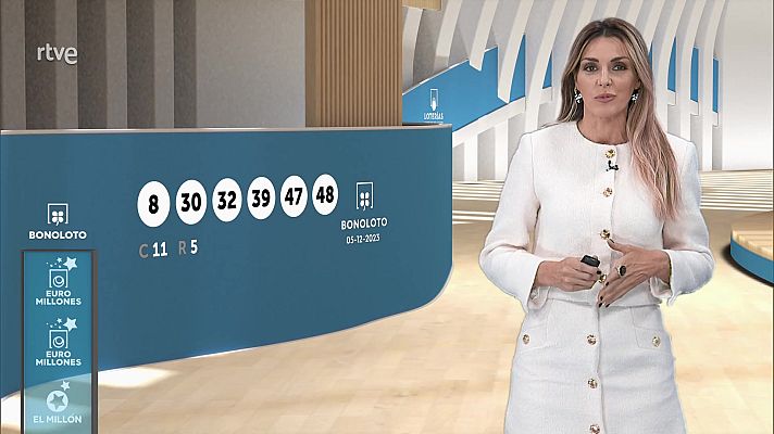 Loterías - Sorteo de la Bonoloto y Euromillones del 05/12/2023