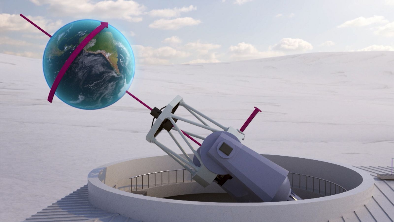 Construir un observatorio en lo alto de una montaña