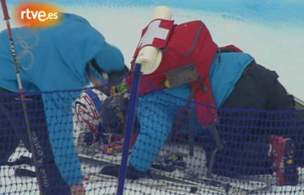  - Caída en el esquí-cross femenino