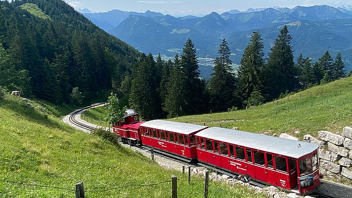Viajar en tren - Austria: Steyr-Grunburg + St. Wolfgang-Schafberg