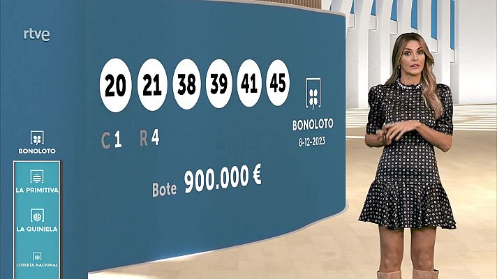 Loterías - Sorteo de la Bonoloto y Euromillones del 08/12/2023