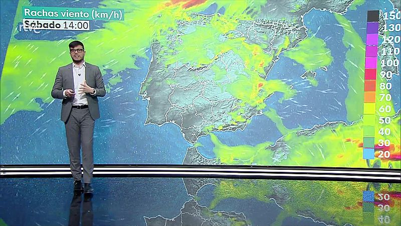 Ascenso localmente notable de las máximas en puntos de la Cantábrica y Pirineos. Precipitaciones persistentes en el oeste de Galicia - ver ahora