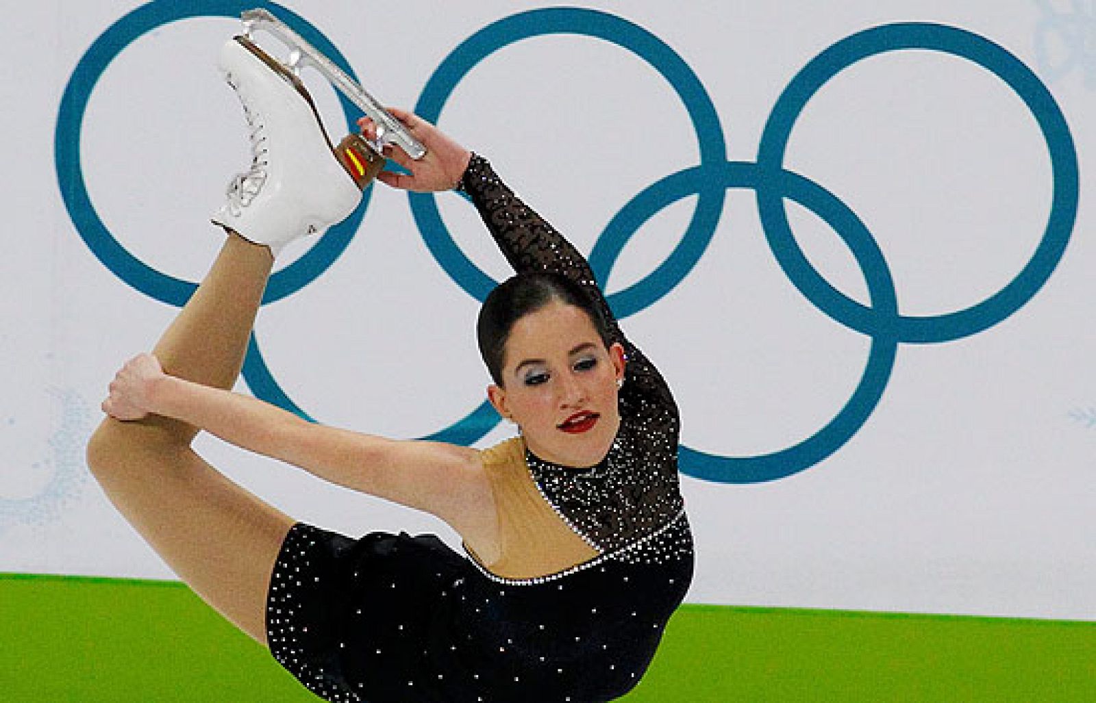 La española Sonia Lafuente fue la primera patinadora en la clasificación para la final de Patinaje Artístico Individual Femenino.