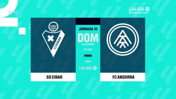 Resúmenes de LaLiga - Eibar - Andorra: resumen del partido, 19ª jornada