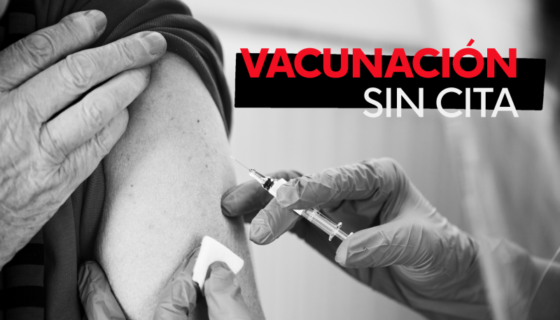 Vacunación COVID y gripe sin cita - Ver ahora