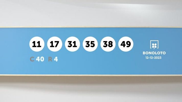 SELAE - Sorteo de la Lotería Bonoloto y Euromillones del 12/12/2023