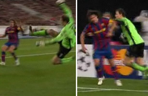 Champions League - A Lehmann se le cruzan los cables