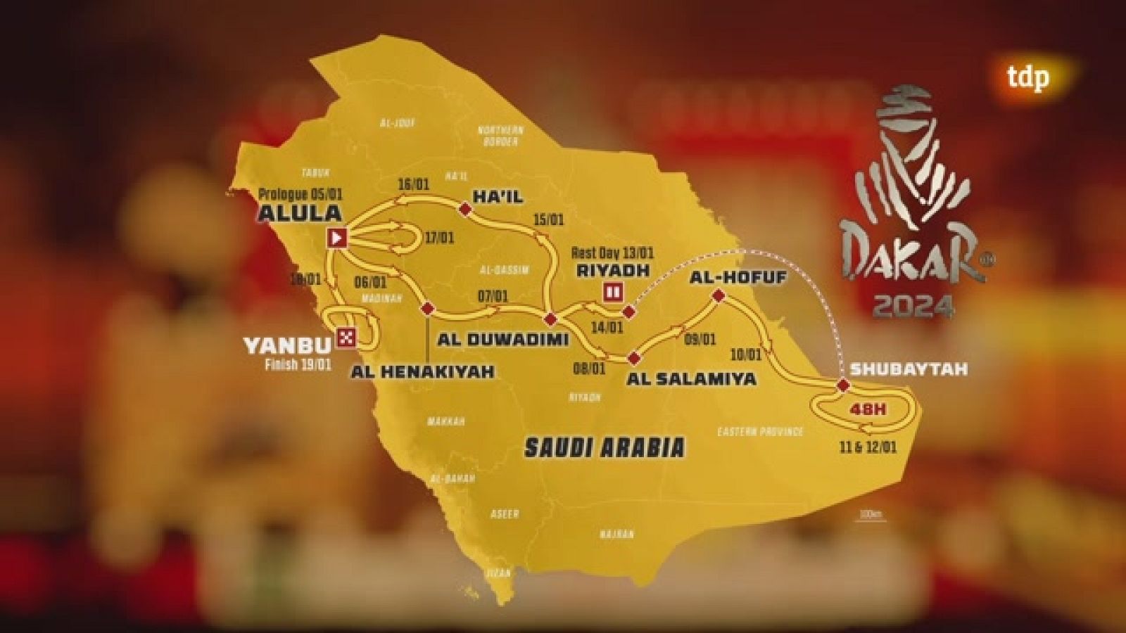 Dakar 2024 - Recorrido - ver ahora