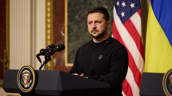 Telediario 2 - Zelenski intenta conseguir más apoyo en su nueva gira fuera de Ucrania