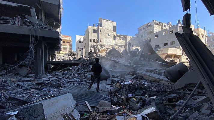 Telediario 2 - Los gazatíes, atrapados ante la ofensiva israelí