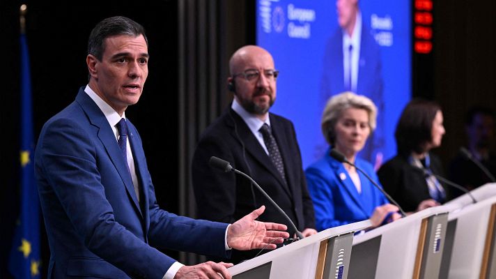 Informativo 24h - Sánchez advierte a Weber de los "argumentos falaces" del PP español y recuerda el "problema de flirtear" con la ultraderecha