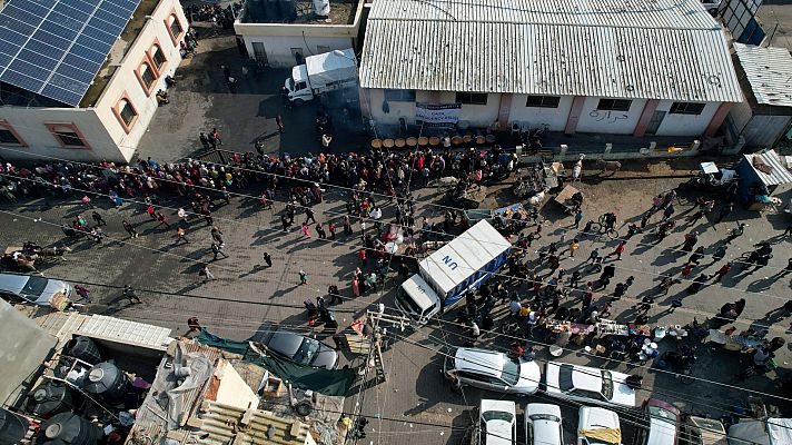 Telediario Fin de Semana - El paso de Kerem Shalom se abrirá a la ayuda humanitara por primera vez en más de dos meses