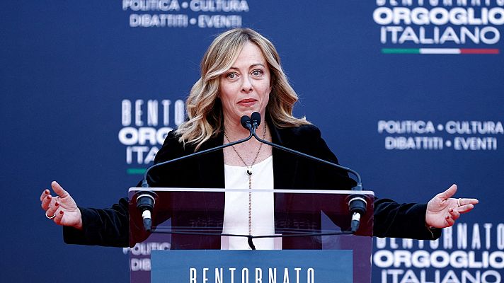 Telediario Fin de Semana - Meloni clausura la gram fiesta de los Hermanos de Italia