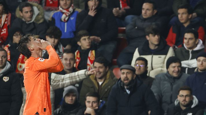 Resúmenes de LaLiga - Rayo Vallecano - Valencia: resumen de la 18ª jornada de liga