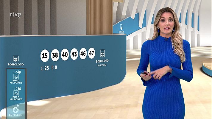 Loterías - Sorteo de la Bonoloto y Euromillones del 19/12/2023