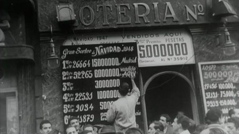 Nodo - Sorteo de la Lotera de Navidad, Barcelona 1948