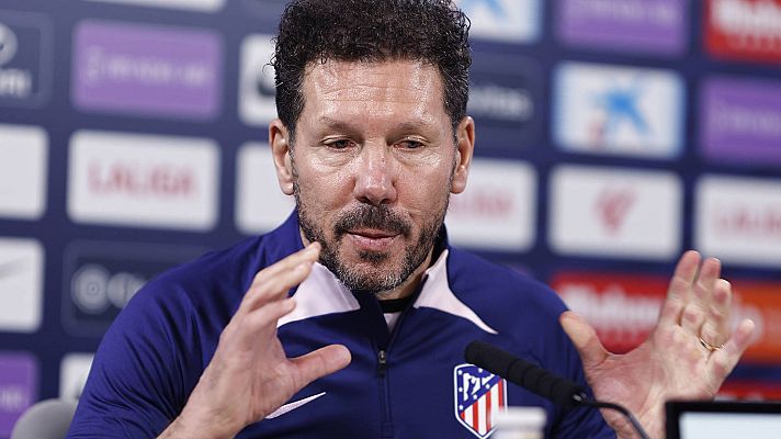 Fútbol - Simeone y "el lugar donde hacer daño": repetitiva expresión