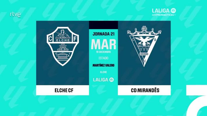 Resúmenes de LaLiga - Elche - Mirandés: resumen del partido, 21ª jornada