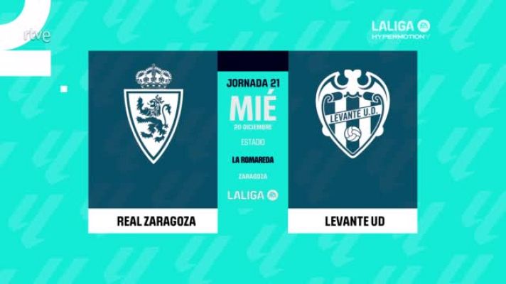 Resúmenes de LaLiga - Zaragoza - Levante: resumen del partido de la 21ª jornada