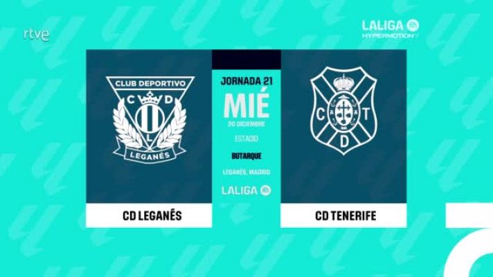 Resúmenes de LaLiga - Tenerife - Leganés: resumen del partido de la 21ª jornada