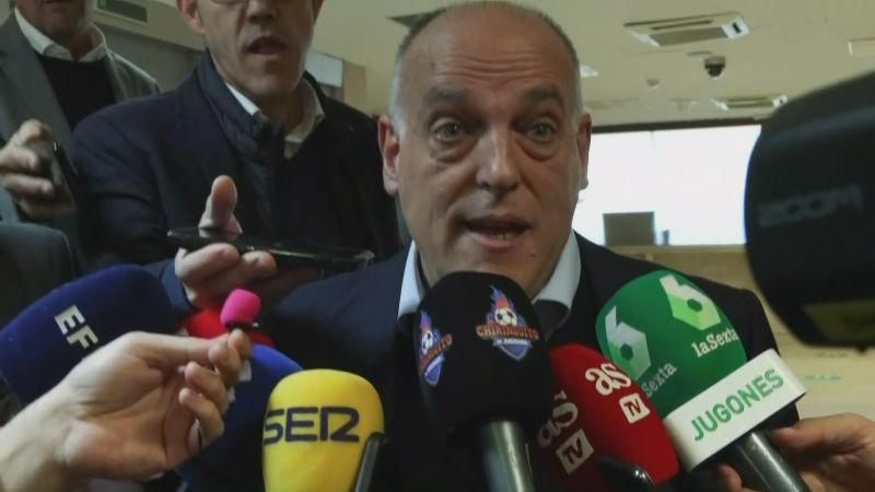 Tebas: "Esta resolución no supone la autorización de la Superliga"