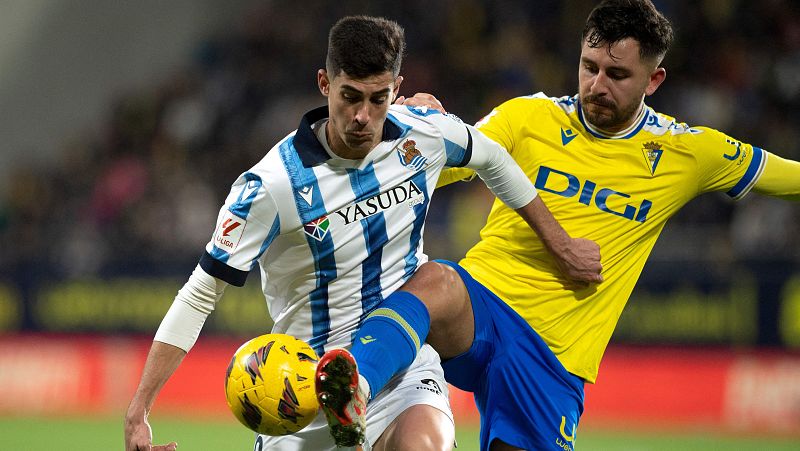 Cádiz - Real Sociedad: resumen de la 18ª jornada de liga