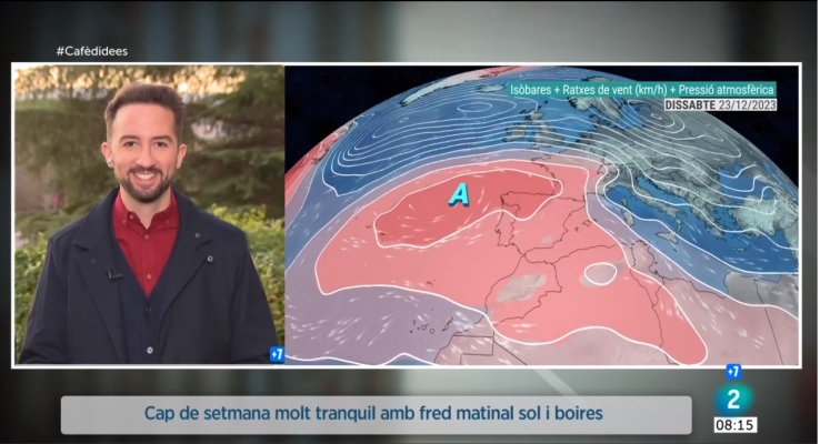 El temps - Torna l'anticicló nadalenc: sol i boires
