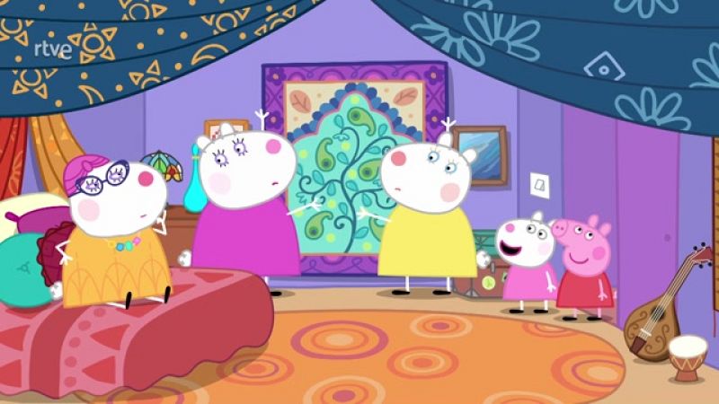 Granny Sheep moves in - Peppa Pig en inglés | Watch