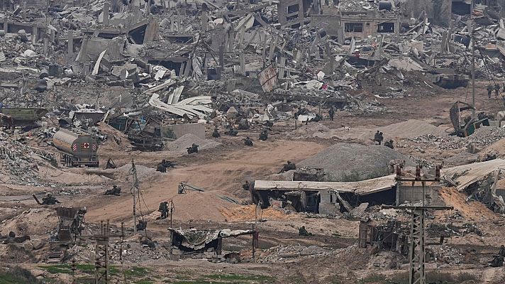Telediario Fin de Semana - Jabalia, arrasada tras los bombardeos de la aviación israelí