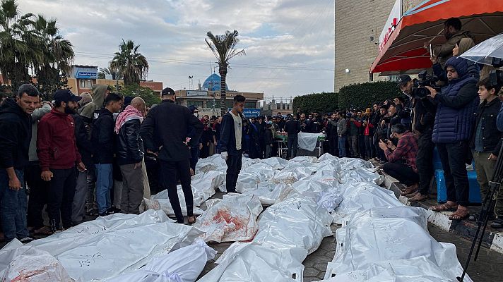 Telediario 1 - Los ataques en Gaza no cesan en Navidad