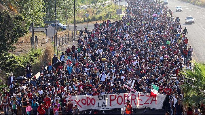 Informativo 24h - Unos 10.000 migrantes se dirigen a EE.UU.