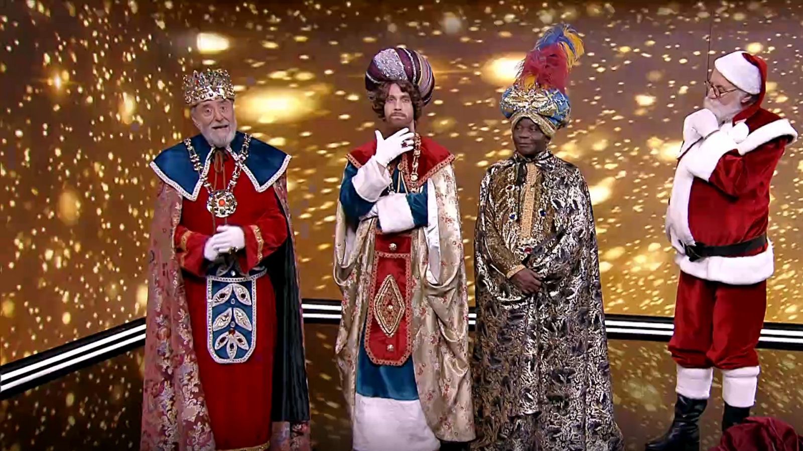 Los Reyes Magos visitan el Telediario