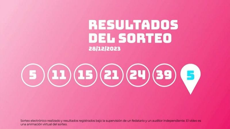 Sorteo de la Lotería EuroDreams del 28/12/2023 - Ver ahora