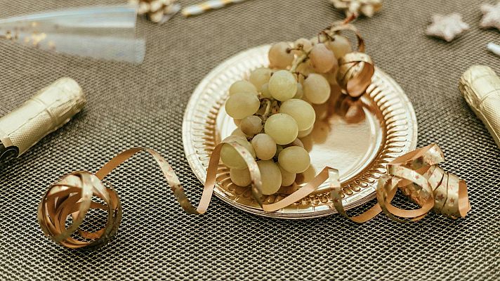 Telediario 1 - El precio de las uvas se dispara por Nochevieja