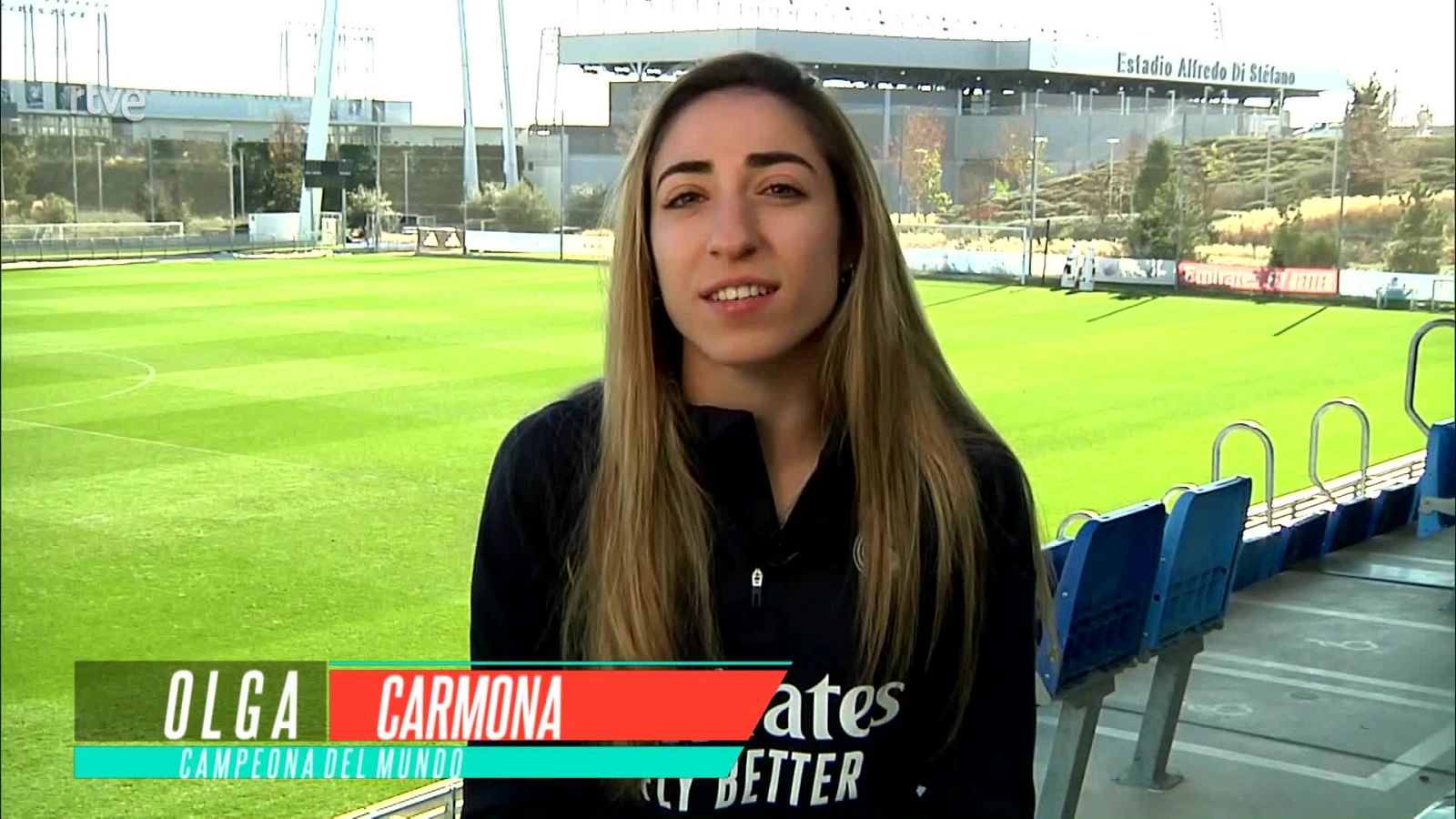 Olga Carmona, a RTVE: "He perdido un poco la tranquilidad" - Fútbol | Ver